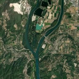 Vue aérienne des environs de La Graveline