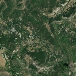 Vue aérienne des environs de La Bergerie du Val