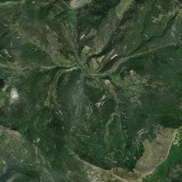 Vue aérienne des environs de Gîte de Valdrôme