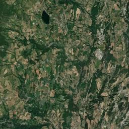 Vue aérienne des environs de Les Gravières