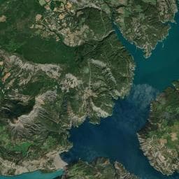 Vue aérienne des environs de La Cle des Champs