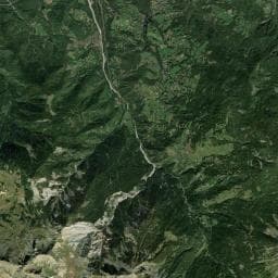 Vue aérienne des environs de Abri du lac du lauzerot