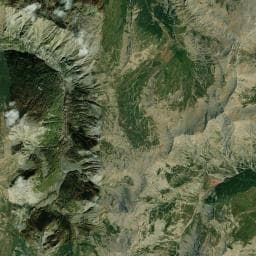 Vue aérienne des environs de Cabane des Ecuelles