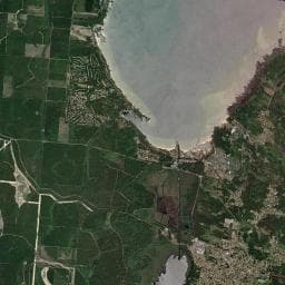 Vue aérienne des environs de Camping de Navarrosse