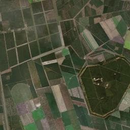 Vue aérienne des environs de Camping La Cypréa
