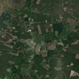 Vue aérienne des environs de Camping Vert Bord'Eau