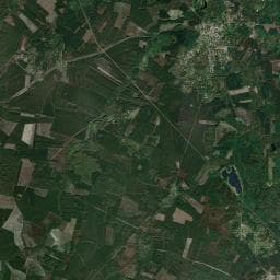 Vue aérienne des environs de Camping de Villandraut