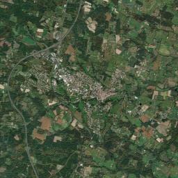 Vue aérienne des environs de Aire de Bazas
