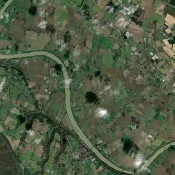 Vue aérienne des environs de Aire de stationnement du Mas-d'Agenais