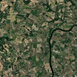 Vue aérienne des environs de Camping Ramonjavel
