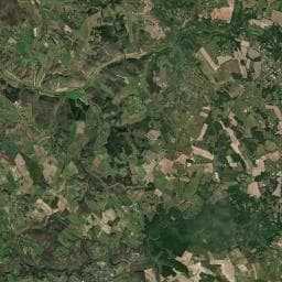 Vue aérienne des environs de Aire de Mauroux