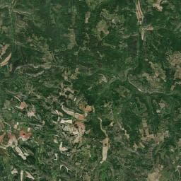 Vue aérienne des environs de Camping La Tuque