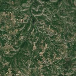 Vue aérienne des environs de Clos de Pougette