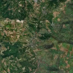Vue aérienne des environs de Les chalets de la Frégière