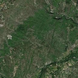Vue aérienne des environs de Camping Arleblanc