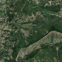 Vue aérienne des environs de Cabane de Clermont