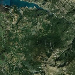 Vue aérienne des environs de Bivouac à Pontis