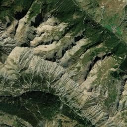 Vue aérienne des environs de Camping Domaine des Marmottes