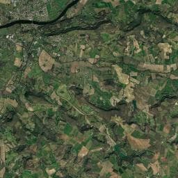 Vue aérienne des environs de Aire de camping-car à Saint-Sylvestre-sur-Lot
