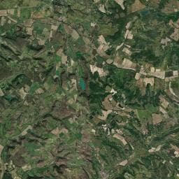 Vue aérienne des environs de Camping le Pouchou