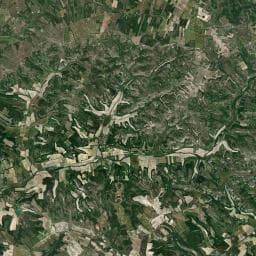 Vue aérienne des environs de Aire de repos à Villesèque
