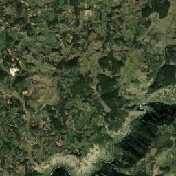 Vue aérienne des environs de Camping Couderc