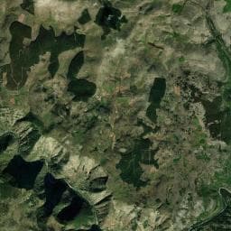 Vue aérienne des environs de Pfadfinder Kanucamp Tarnschlucht