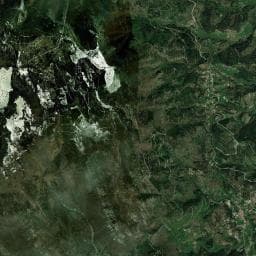 Vue aérienne des environs de Génolhac