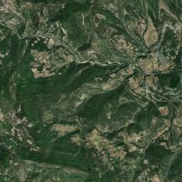 Vue aérienne des environs de Camping Le Gessy