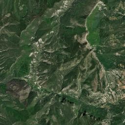 Vue aérienne des environs de Aire de camping-car à Chanousse