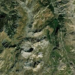 Vue aérienne des environs de Refuge/Abri — Jausiers
