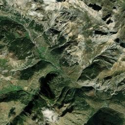 Vue aérienne des environs de Posto Tappa GTA