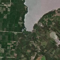 Vue aérienne des environs de Camping Siblu La Réserve