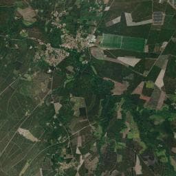 Vue aérienne des environs de Au cocon de Sore
