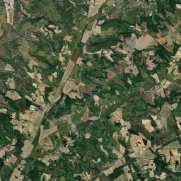 Vue aérienne des environs de Fontaine de Nègue Vieille