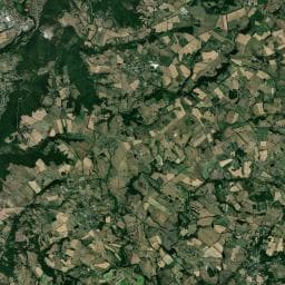 Vue aérienne des environs de Aire camping-car de Morlhon Le Haut