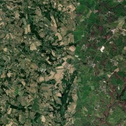 Vue aérienne des environs de La Rivière
