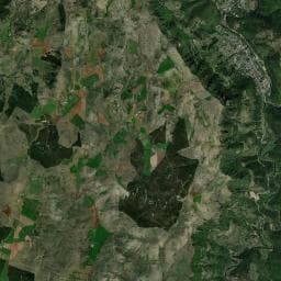 Vue aérienne des environs de La Tière