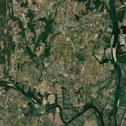 Vue aérienne des environs de Camping le Pontet