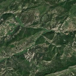 Vue aérienne des environs de Les Catoyes