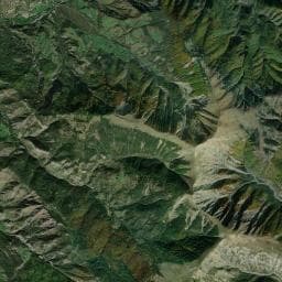 Vue aérienne des environs de Gîte des Monges