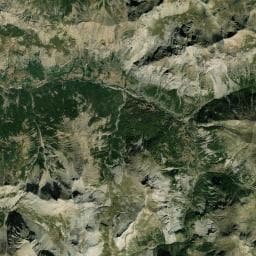 Vue aérienne des environs de Cabane de la Petite Saume