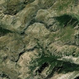 Vue aérienne des environs de Casemate du col de Sanguinière