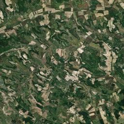Vue aérienne des environs de Colline de Boutiès