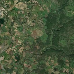 Vue aérienne des environs de Camping le Clos de la Lère