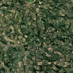 Vue aérienne des environs de Camping Le Bosquet