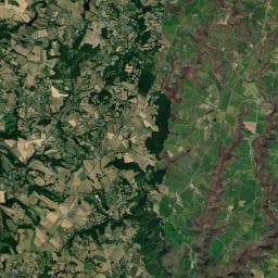 Vue aérienne des environs de Le Muret