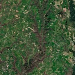 Vue aérienne des environs de Aire de camping-car à Tayrac