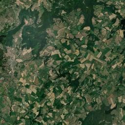 Vue aérienne des environs de Aire de camping-car à Comps-la-Grand-Ville