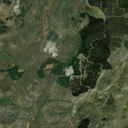 Vue aérienne des environs de Auberge du Chanet